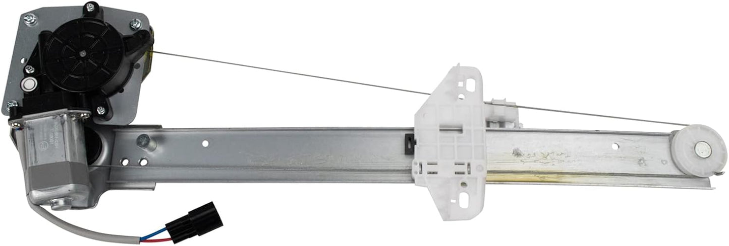TRQ Rear Right Power Window Regulator & Motor Assembly