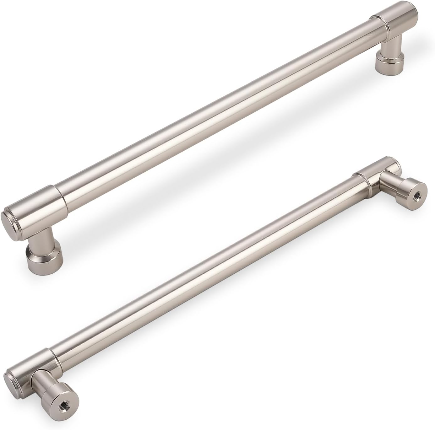 10 Pack 10 Inch Brushed Satin Nickel Cabinet Pulls for Kitchen