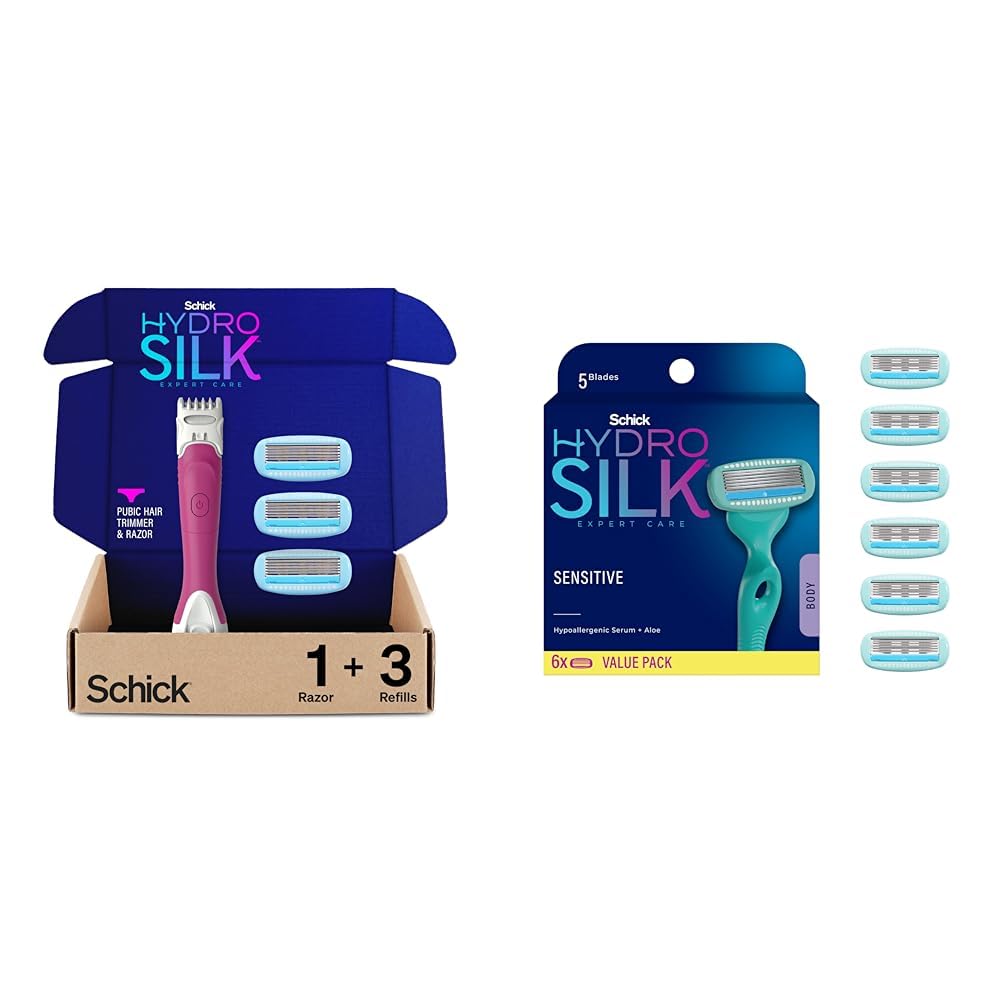 Schick Hydro Silk Trimstyle Bikini Razors for Smooth Shaving