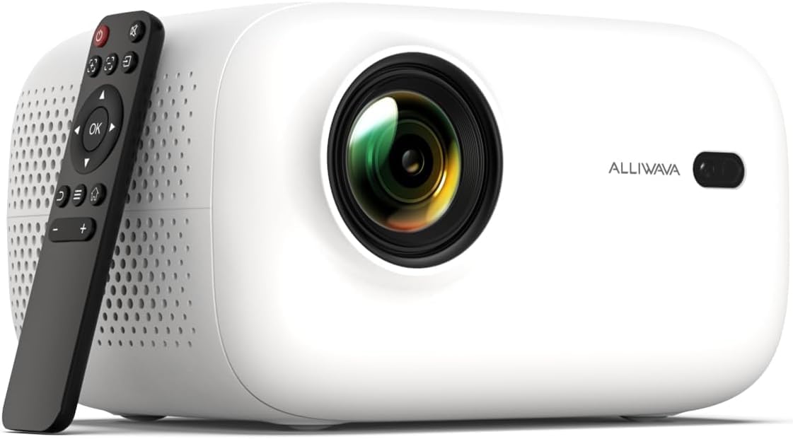 Mini Projector with WiFi and Bluetooth for Stunning 4K Movies