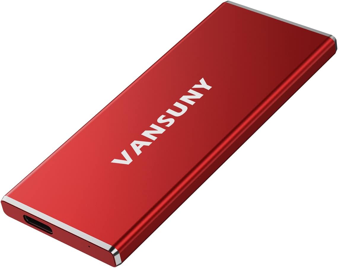 Vansuny 1TB Portable External SSD with High-Speed Data Transfer