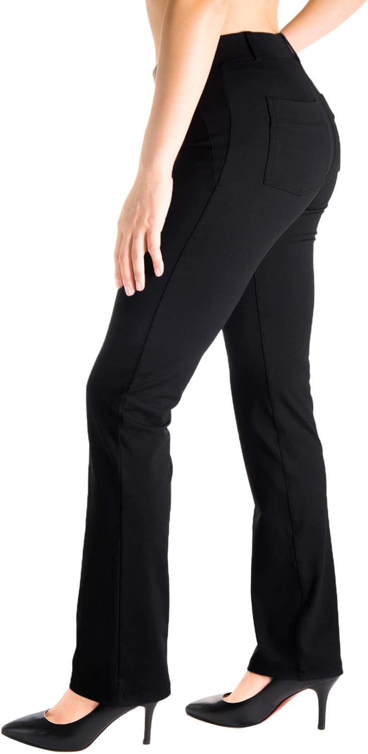 Yogipace Women's Straight Leg Yoga Dress Pants for All Sizes