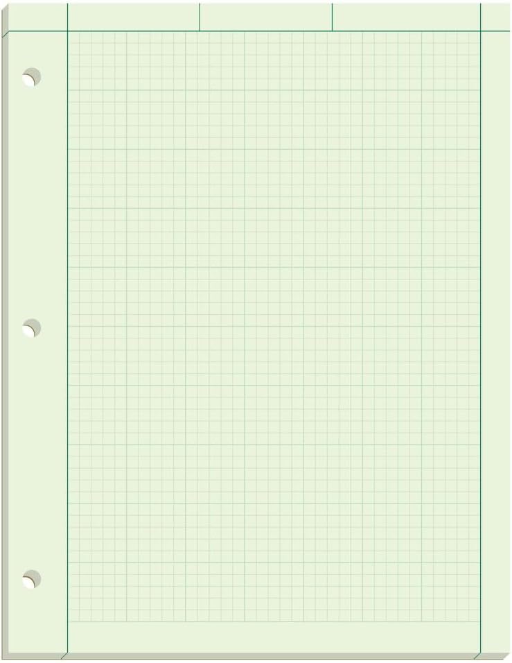 TOPS Engineering Computation Pad - 100 Sheets for Precise Graphing!