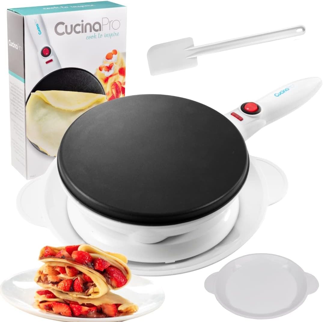 CucinaPro Cordless Crepe Maker for Perfect Holiday Breakfasts