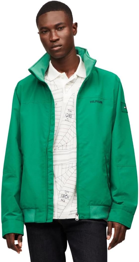 Tommy Hilfiger Men's Seated Fit Regatta Jacket for All Weather