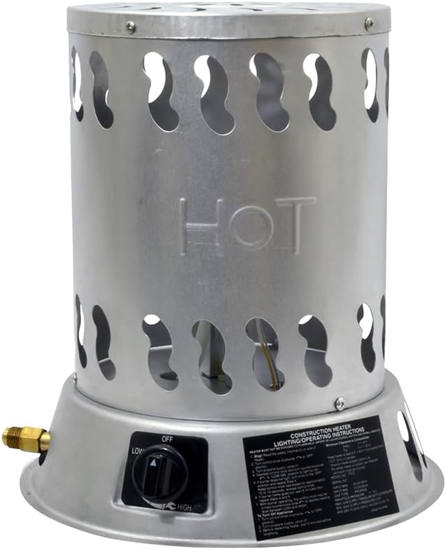 Powerful 25,000 BTU Propane Heater - Ideal for Construction, Garages & Outdoors