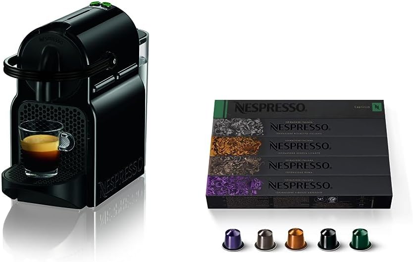 Nespresso Inissia Black: Compact Espresso Machine for Coffee Lovers