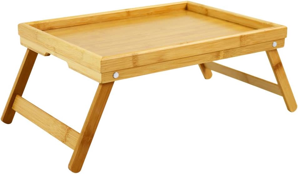 Portable Bamboo Bed Tray: Versatile & Stylish
