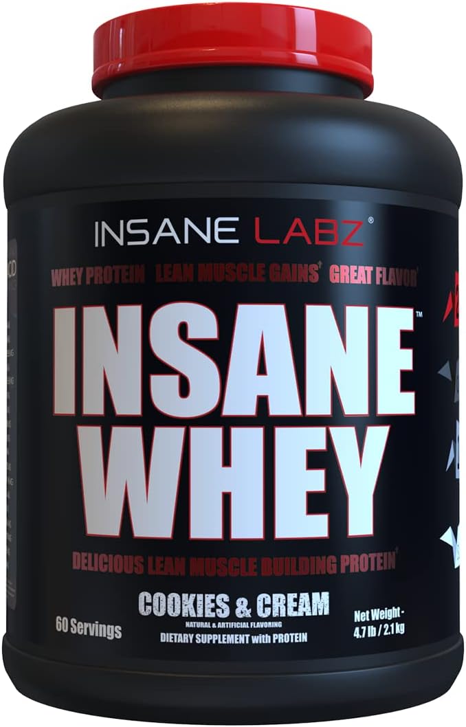 Insane Labz Insane Whey Protein for Lean Muscle Gains and Recovery
