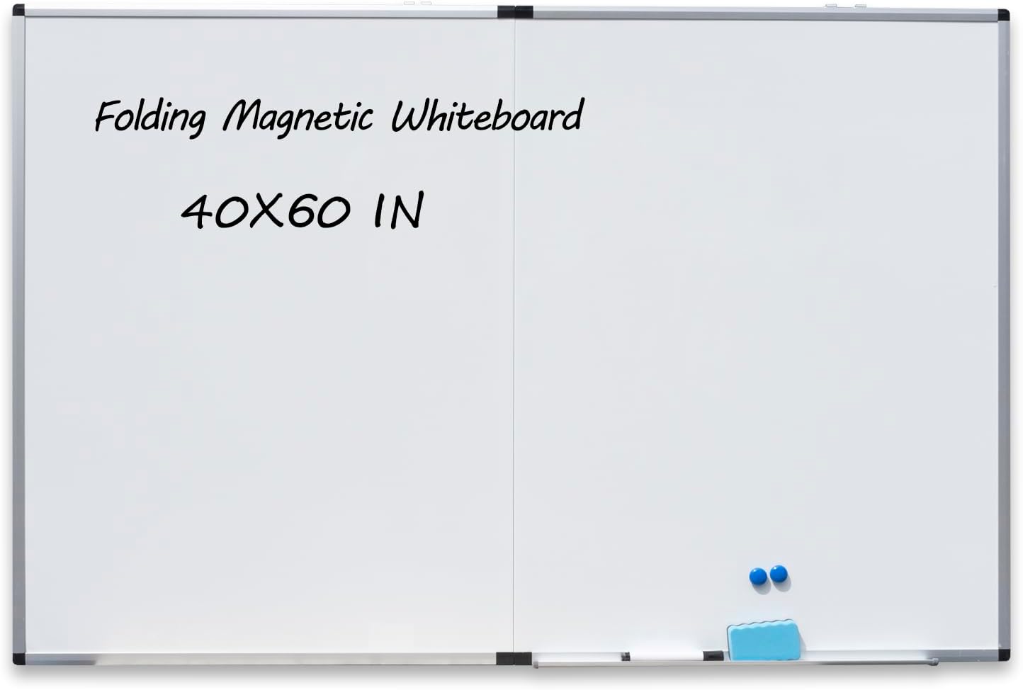 Folded Magnetic Whiteboard 60x40 for Office Home and School