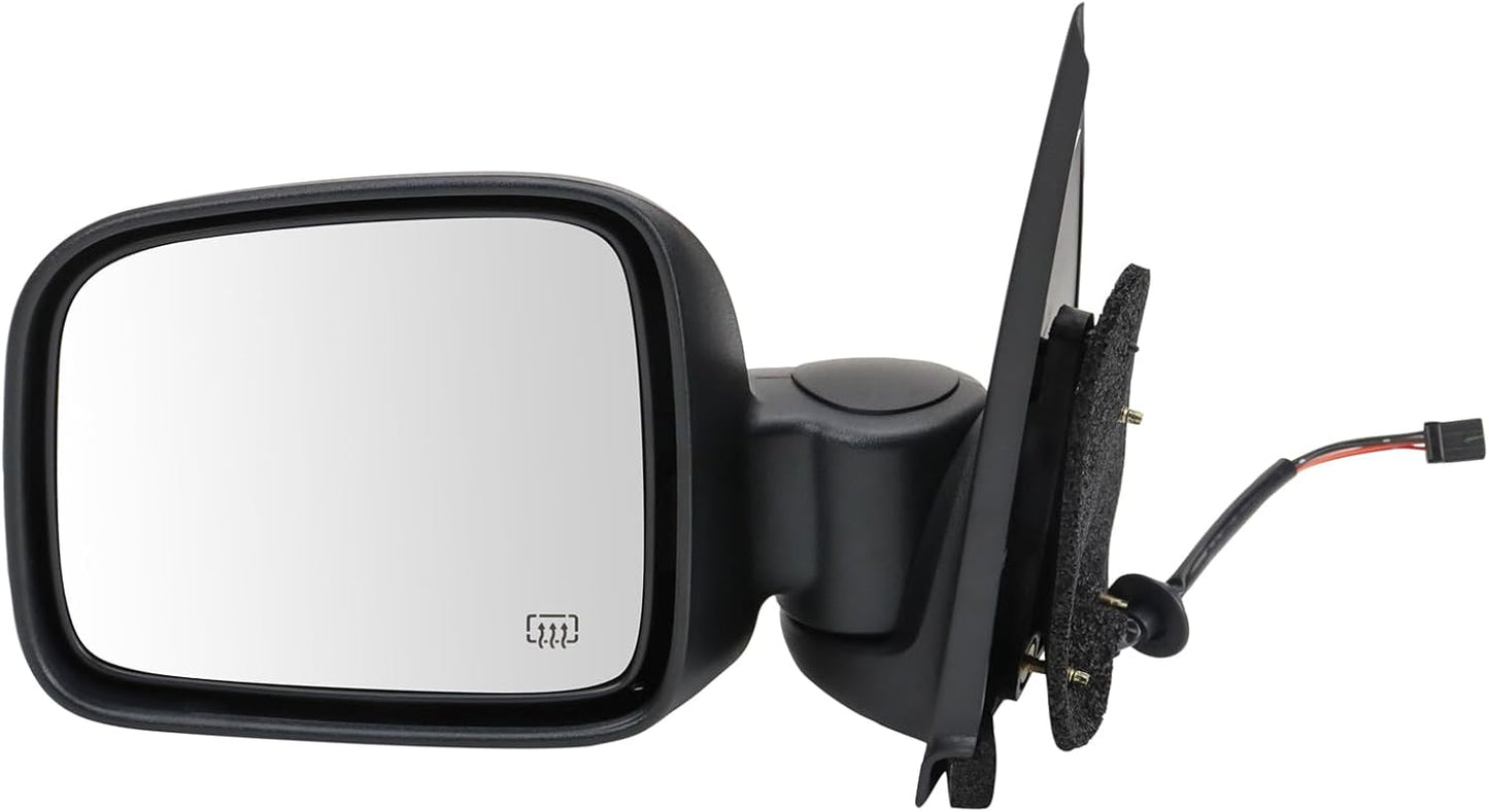 TRQ Left Mirror Power with Heat for 2002-2007 Jeep Liberty