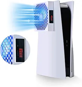 G-STORY PS5 Cooling Fan with RGB LED and Intelligent Control