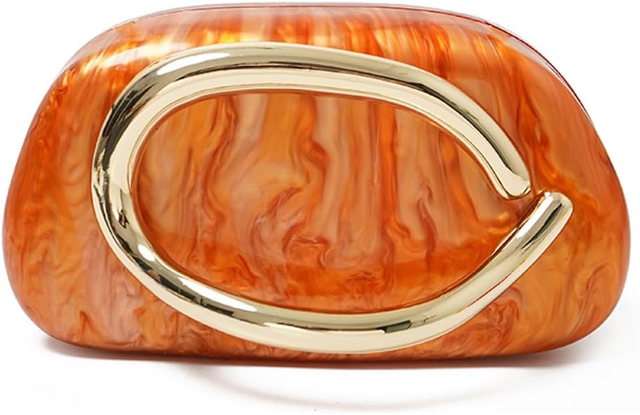 Acrylic Clutch Purse for Women - Vintage Evening Handbag