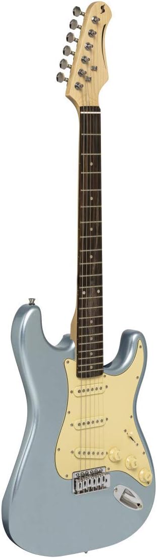 Stagg Electric Guitar - Ice Blue Metallic Sparkle