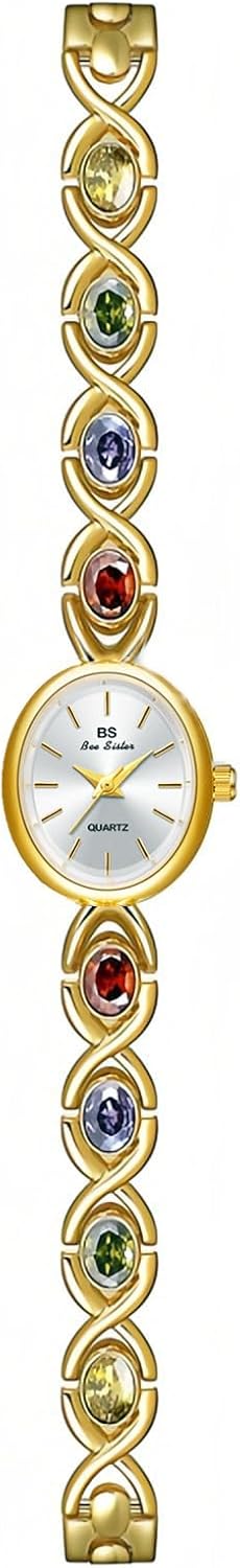 Vintage Gold Women's Dress Watch - Water Resistant