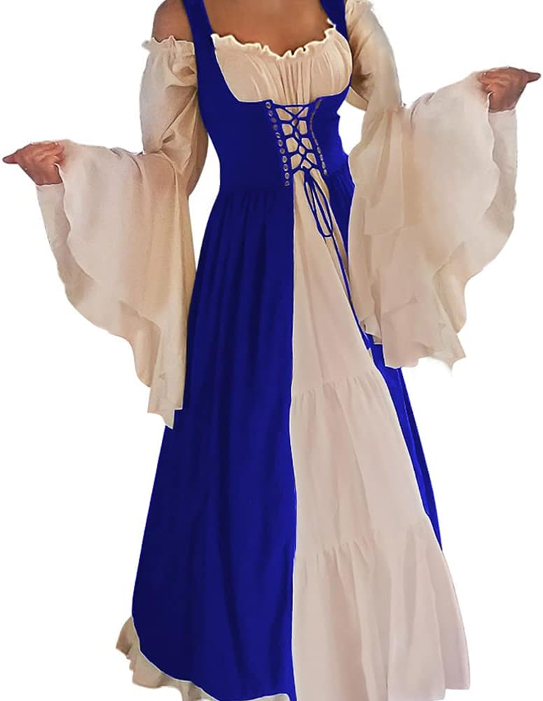 Abaowedding Womens Medieval Renaissance Costume Cosplay Dress