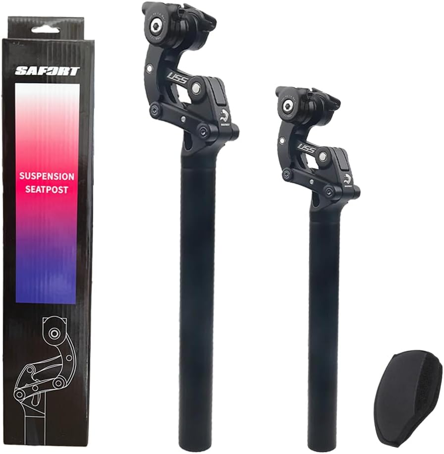 SAFORTBIKES Suspension Seatpost for eBike - Ultimate Comfort Ride