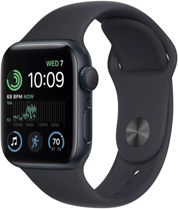 Renewed Apple Watch Series 7, GPS, 45mm, Midnight Aluminum Case