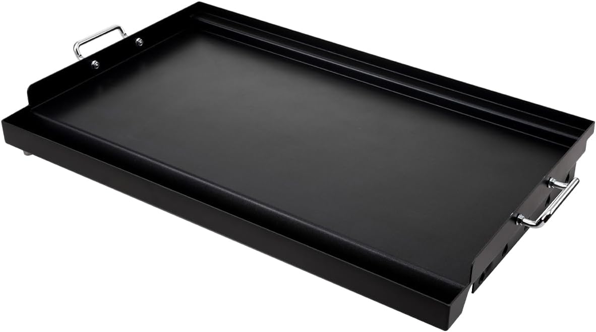 LotFun 25 x 16 Carbon Steel Cooking Griddle for Outdoor Grills