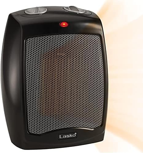 Lasko CD09250 Ceramic Adjustable Thermostat Heater for Comfort