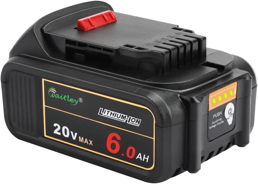 20V 6.0A Replacement Battery for Dewalt Cordless Tools