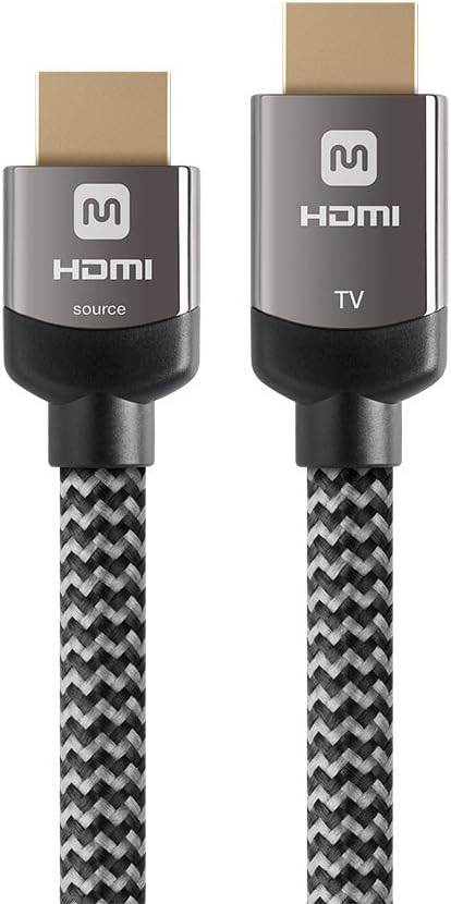 Monoprice 4K High Speed HDMI Cable - 35ft Braided for Quality