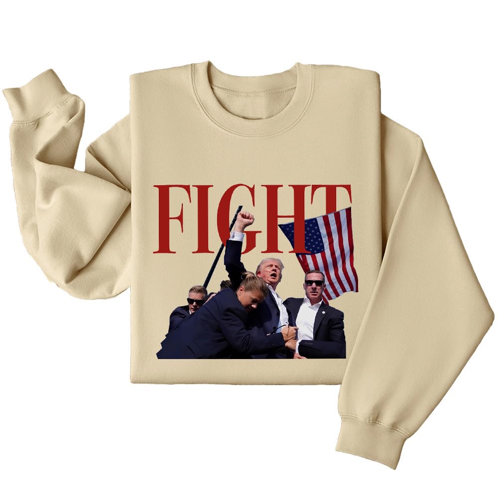No Fear Trump Fight Sweatshirt - 2024 President