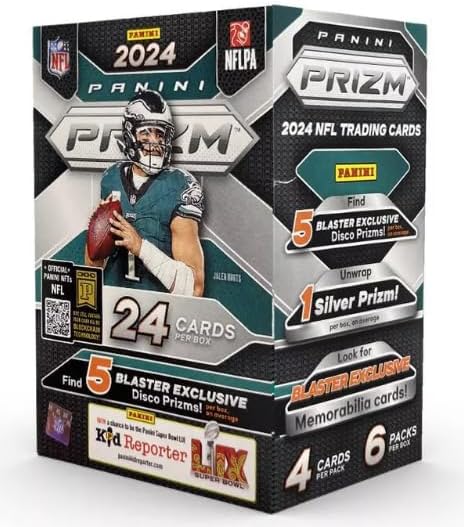 2024 Panini Prizm Football Blaster Box with 24 Cards Inside