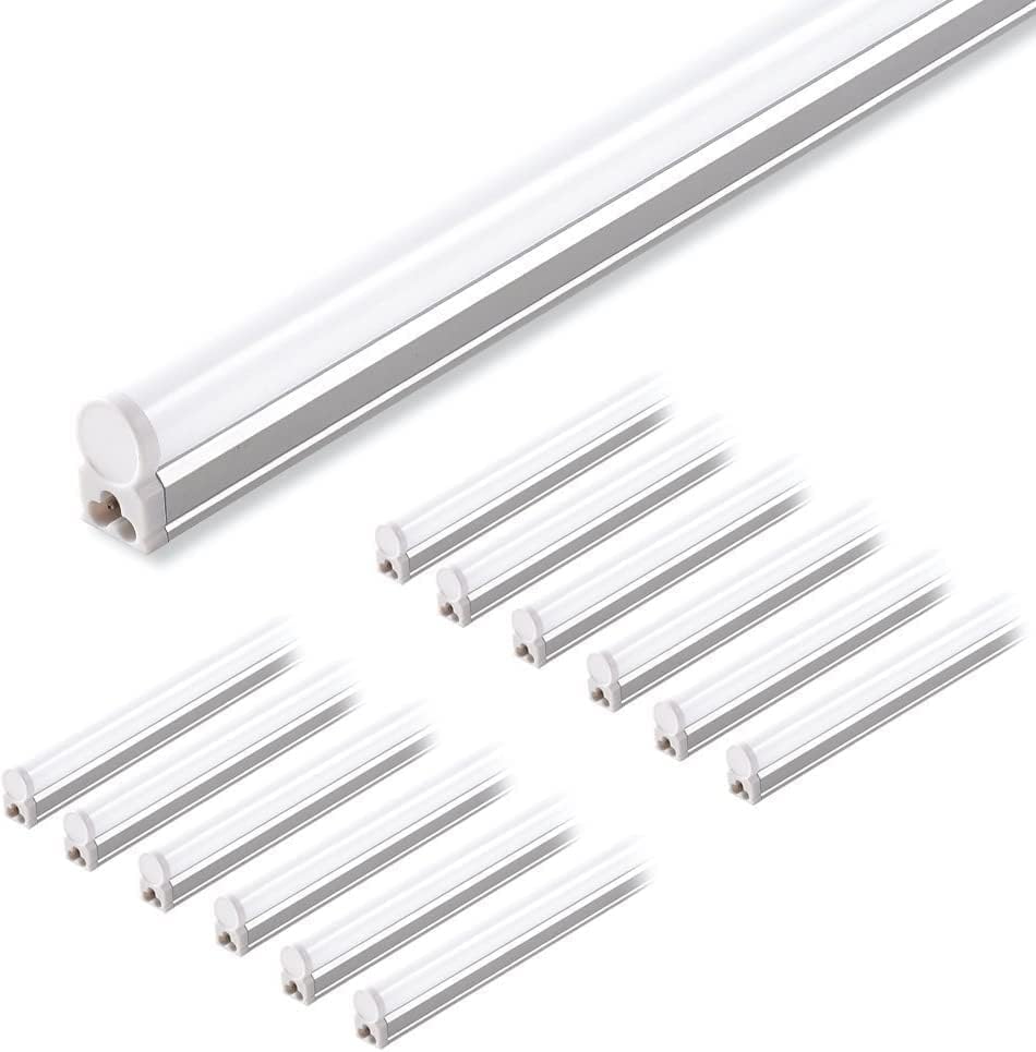 Barrina 12 Pack T5 LED Shop Light 4FT for Bright Spaces