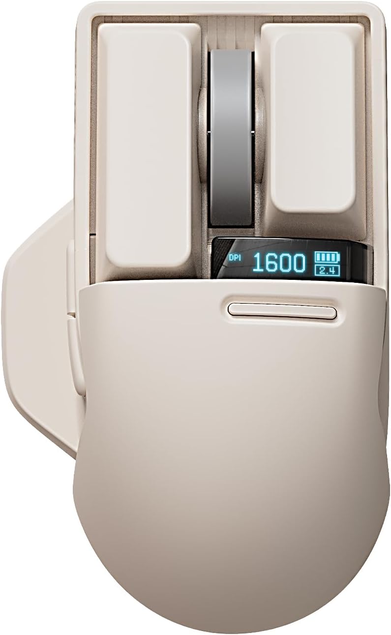 LOFREE Touch PBT Wireless Mouse with OLED Display and DPI