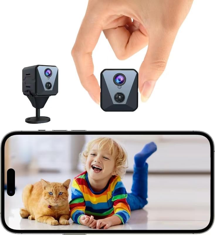 2K WiFi Spy Cam | Real-Time View, 100 Day Battery, Night Vision
