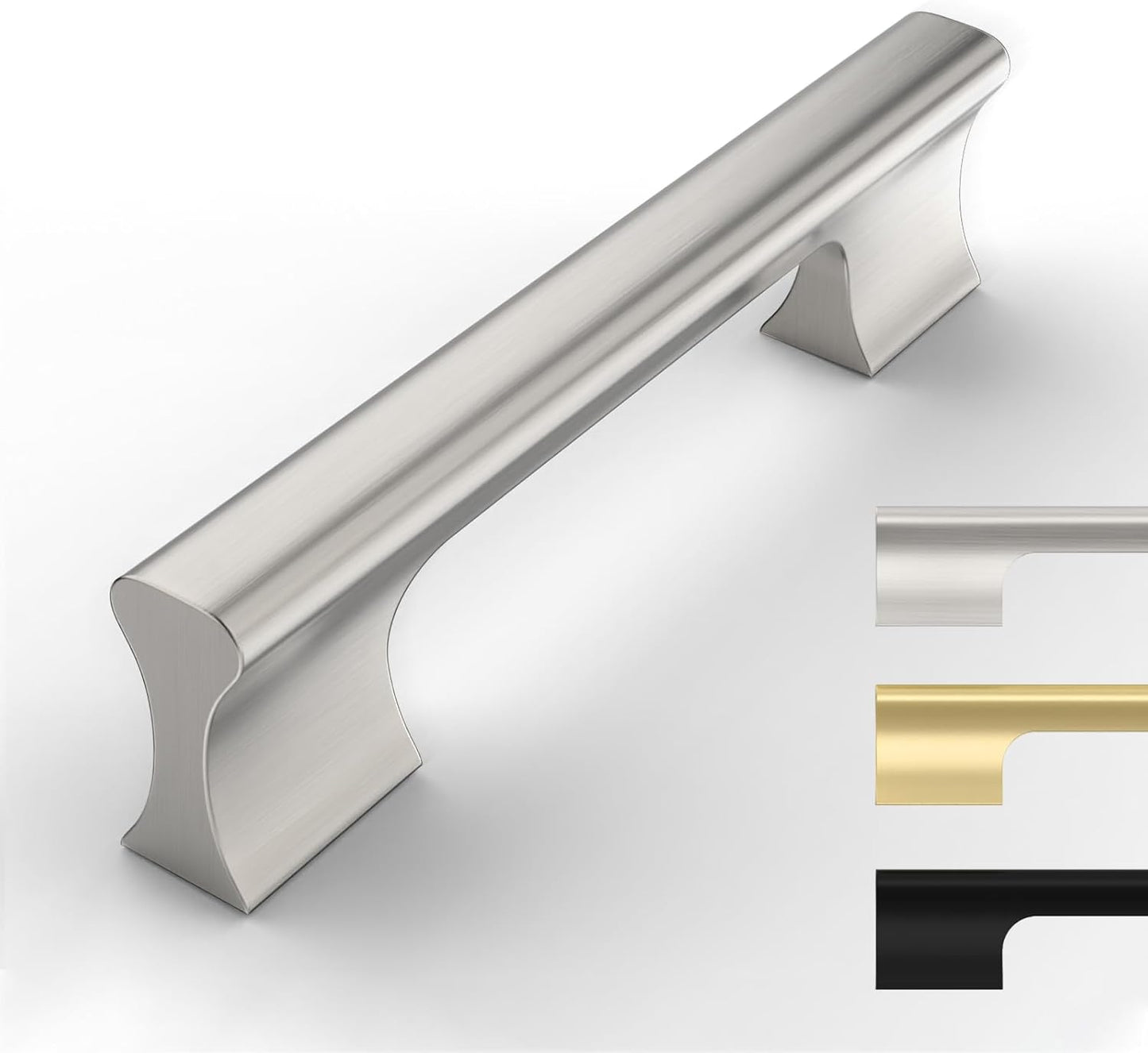 10 Pack Brushed Satin Nickel Cabinet Pulls for Kitchen Drawers