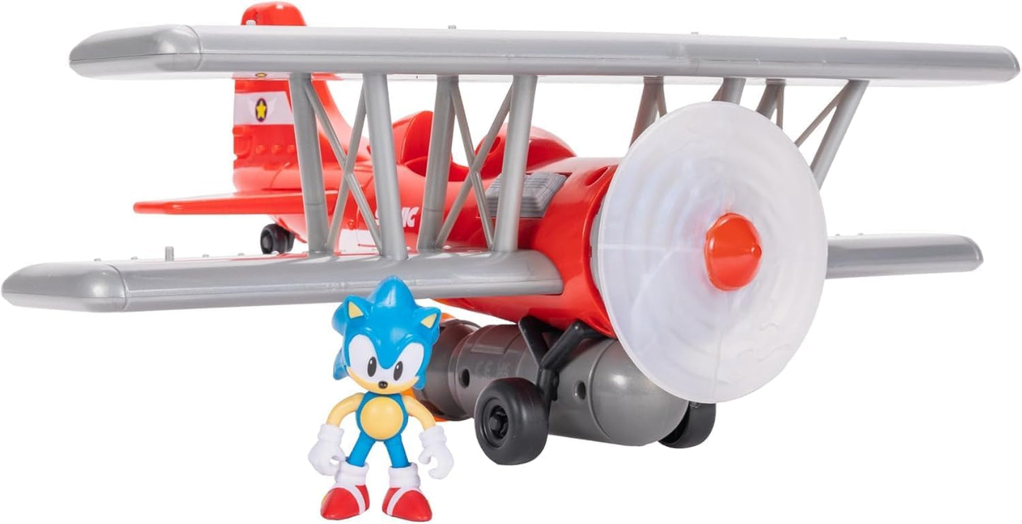 Sonic Tornado Biplane Playset: Lights, Sounds, Action!