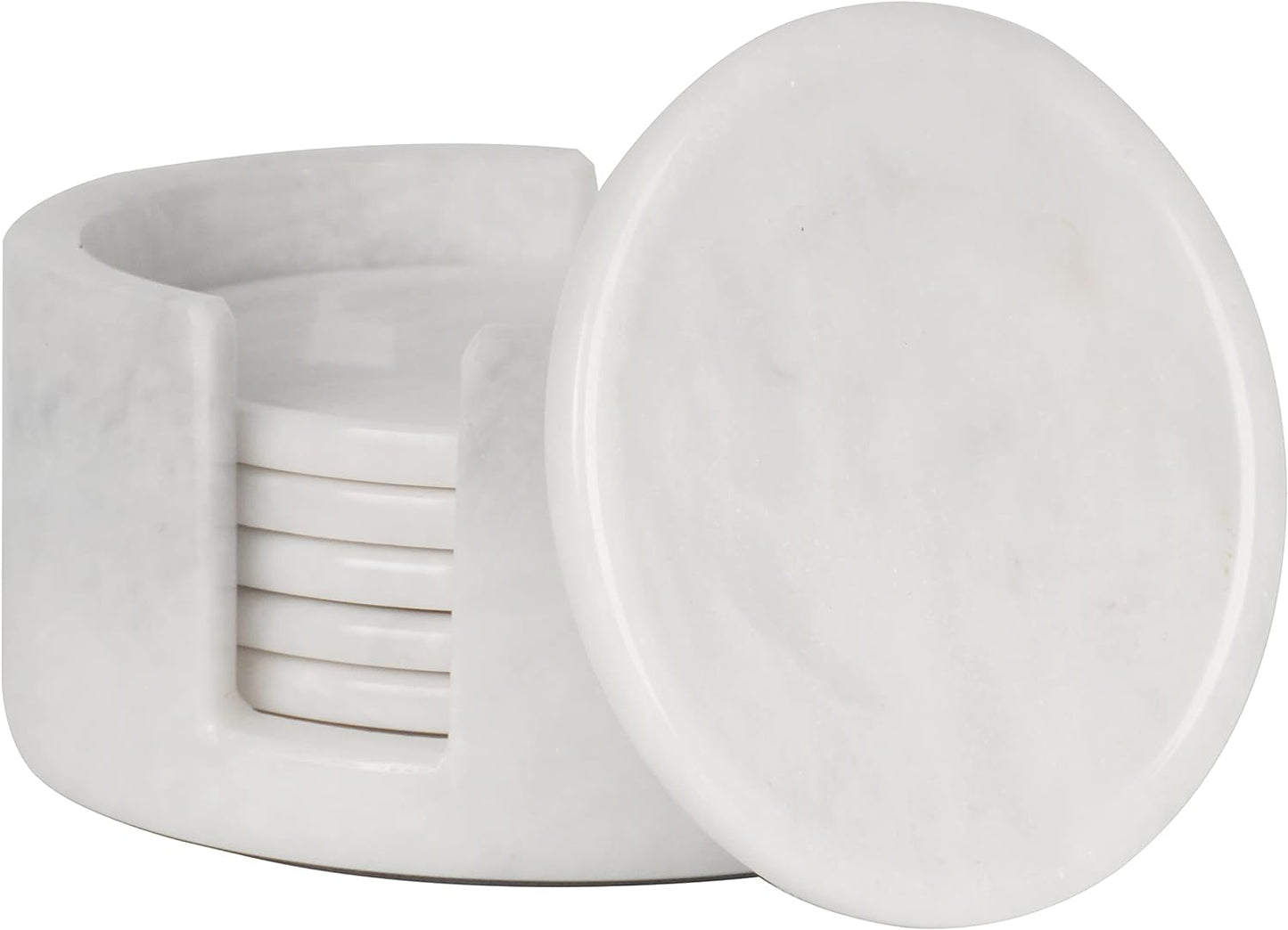 Stylish Marble Coasters Set of 6 for Elegant Home Decor