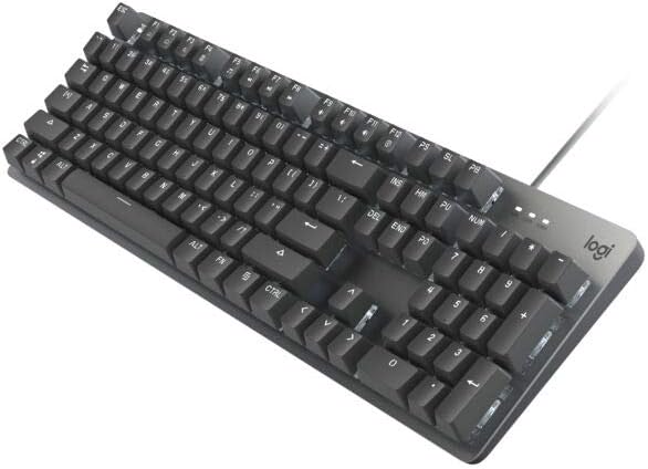 Logitech K845 Mechanical Keyboard - Illuminated, Adjustable Tilt, Aluminum Case