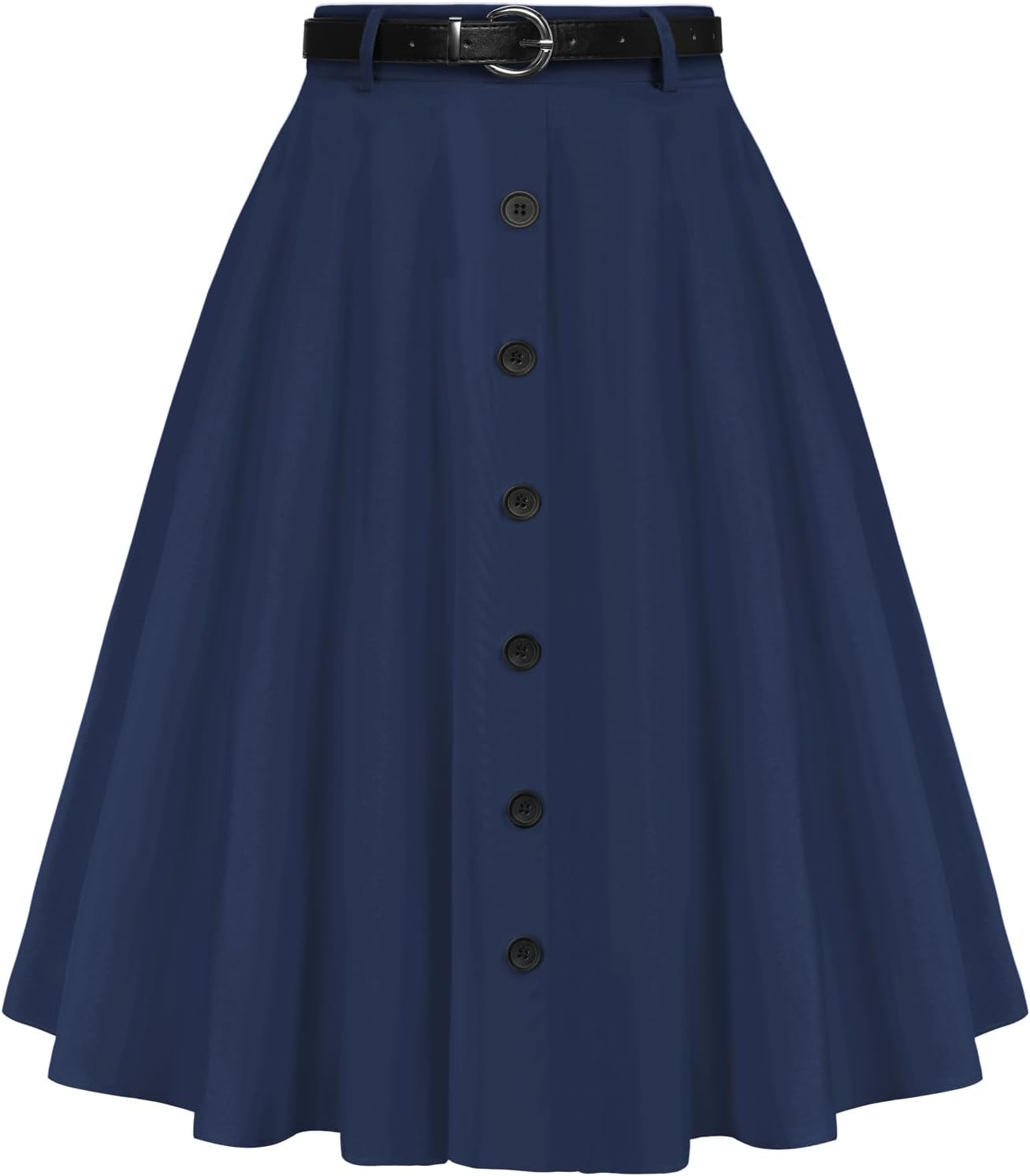 Belle Poque Women's Vintage High Waist A-Line Midi Skirt Review