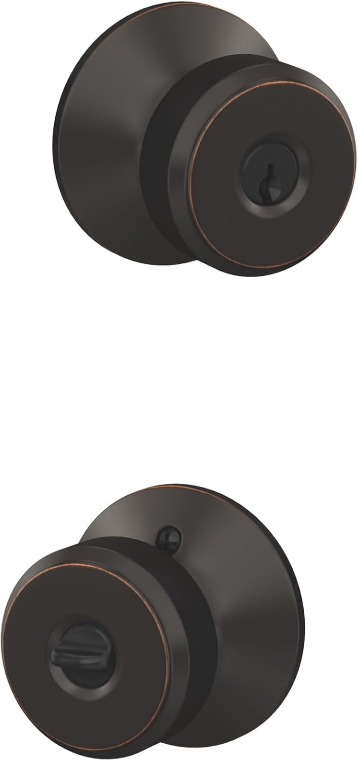 SCHLAGE F51A BWE 716 Bowery Knob Keyed Entry Lock Review