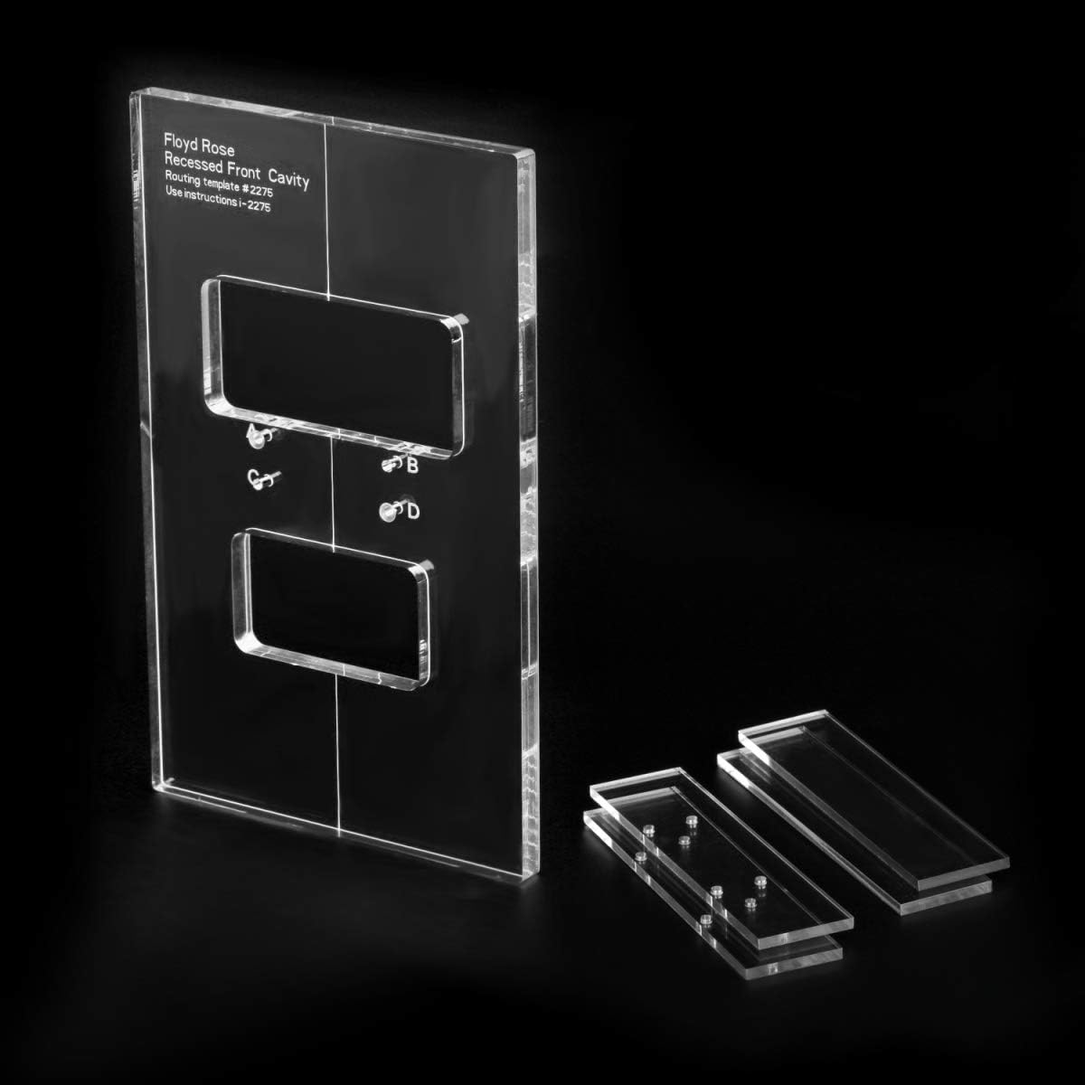 Musiclily Pro CNC Tremolo Bridge Routing Templates for Guitar