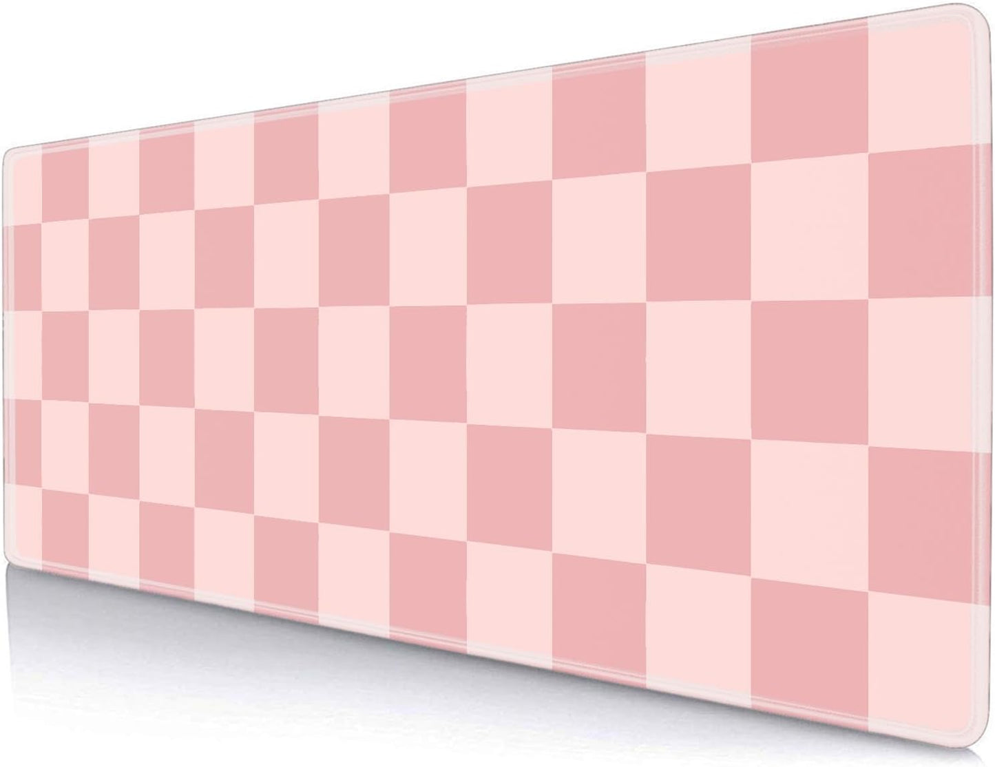 Extra Large Non-Slip Pastel Pink Desk Mat for Ultimate Comfort