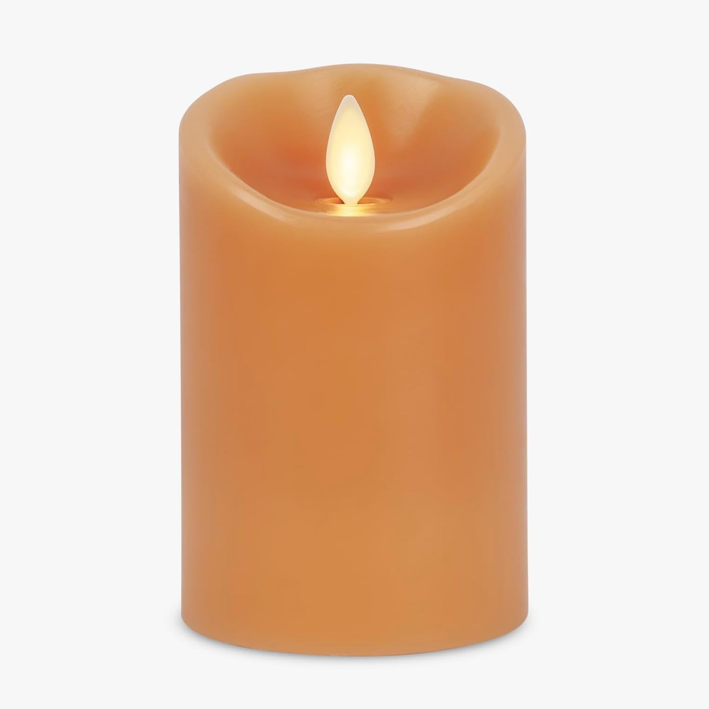 Luminara Sunlit Honey Garden Pillar Candles for Spring Decor