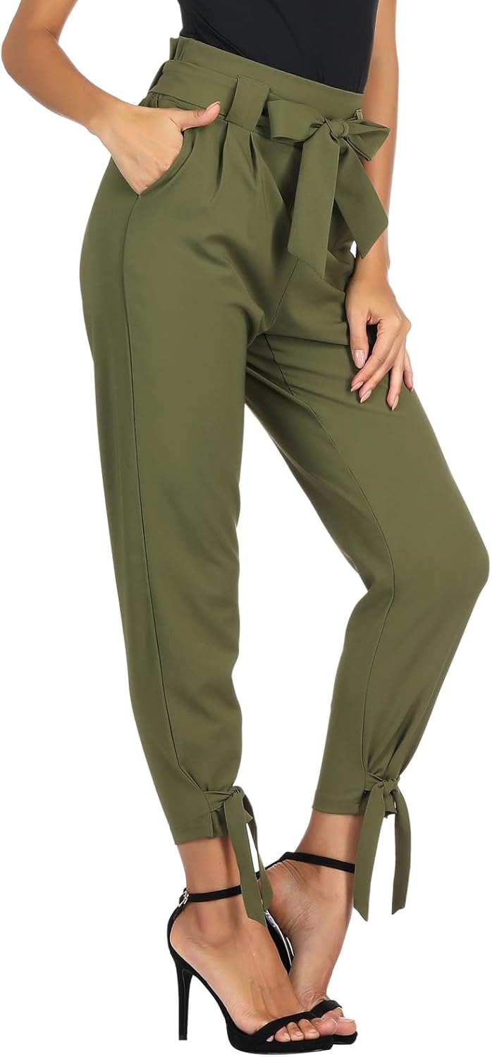 GRACE KARIN Womens Casual High Waist Pencil Pants with Pockets