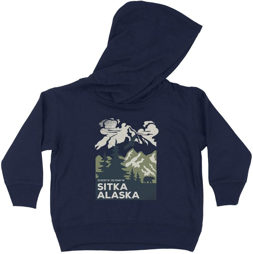 Cozy Sitka, AK Toddler Hoodie - TATY Kids