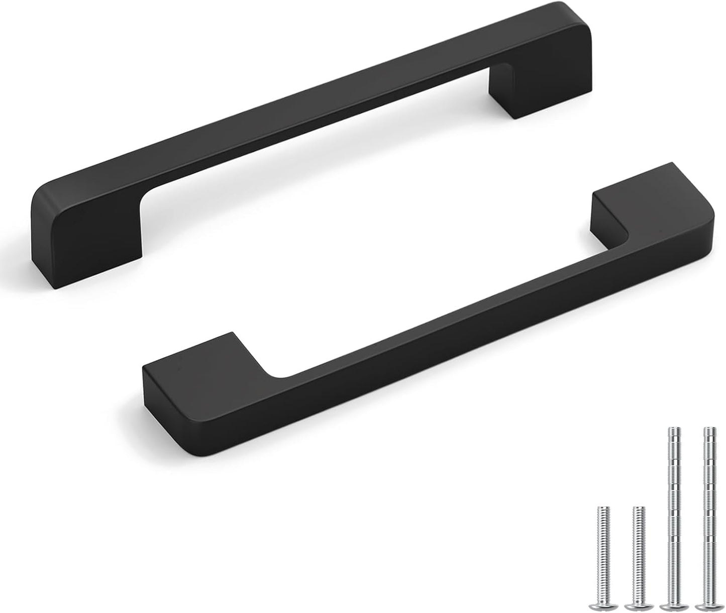 Rergy Cabinet Pulls Kitchen Handles for Cabinets, 15-Pack Black