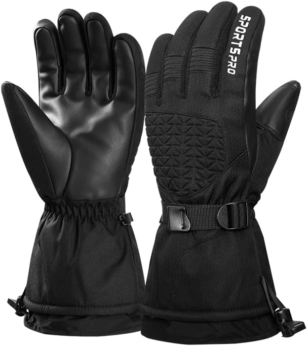 Waterproof Thermal Ski Snow Gloves - Stay Warm & Dry!