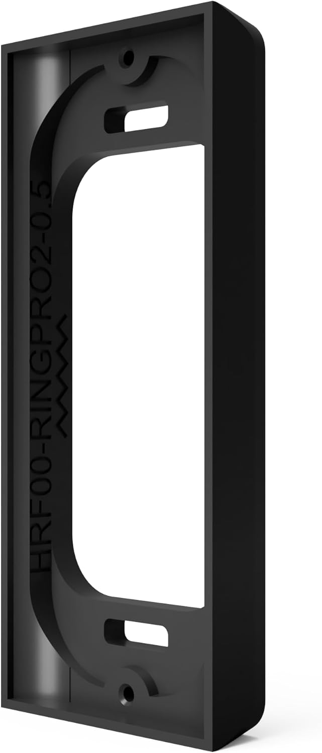 Ring PRO2 Doorbell Mount Spacer - Enhanced Fit - BLACK