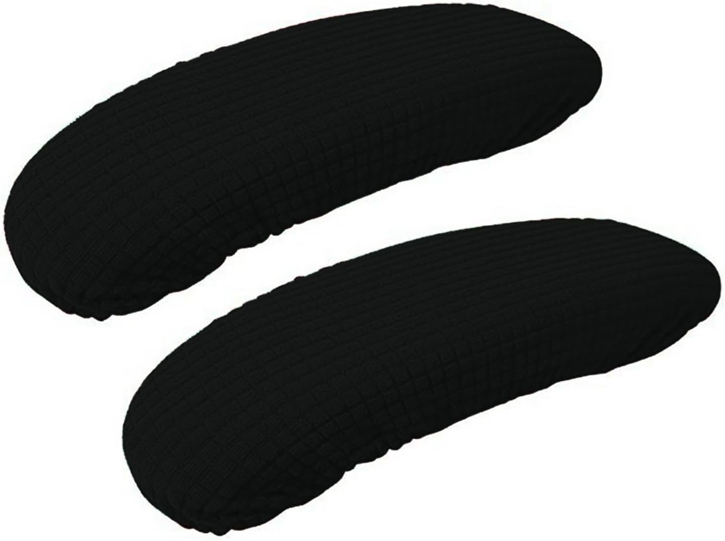 Universal Fit Armrest Covers - BAIDATONG (Black, 2Pcs/Set)