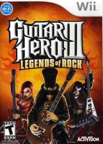 Guitar Hero III: Legends of Rock for Nintendo Wii - Renewed Game