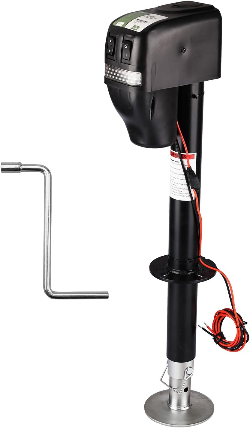 RVMATE Electric A-Frame Trailer Jack for Heavy Duty Lifting
