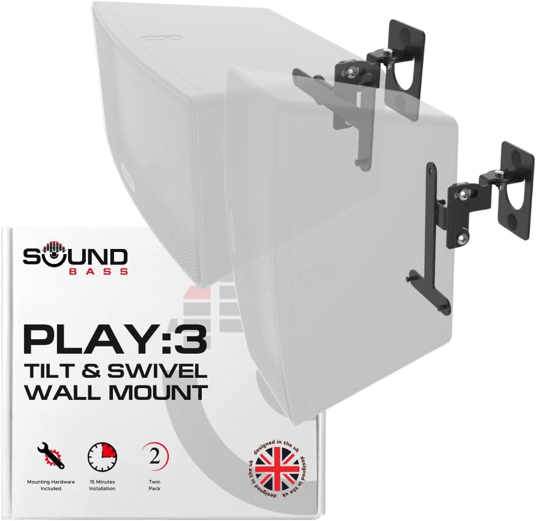 Sonos Play:3 Wall Mount Pair - Enhanced Sound!