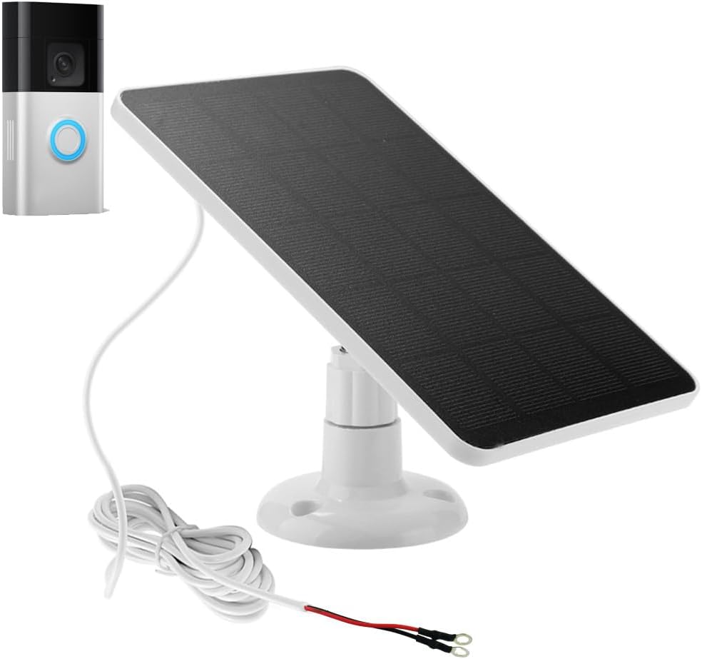 Effortless Power: Solar Panel Charger for Ring & Eufy Doorbells